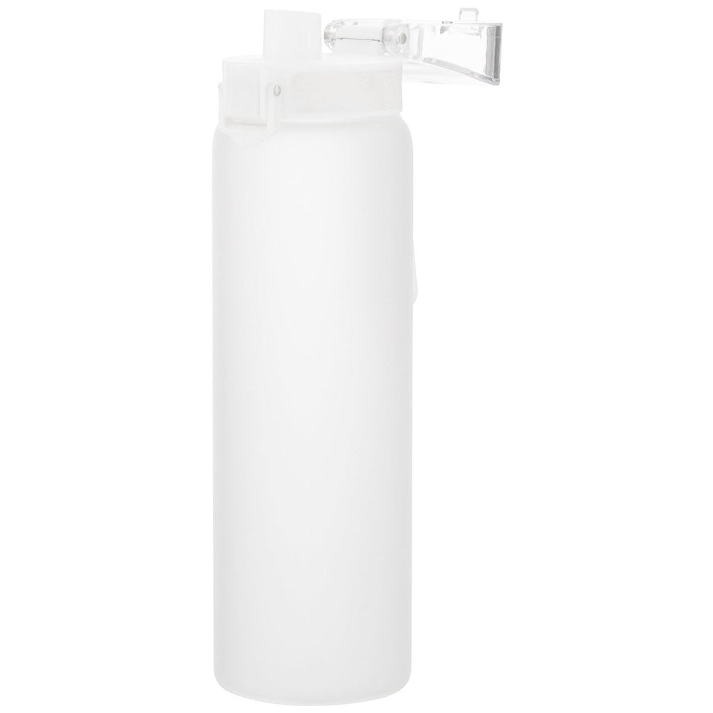 H2Go White Mudra 20.9oz Glass Bottle