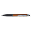 Good Value Orange with Black Ink Metallic Cool Grip Stylus Pen