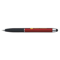 Good Value Red with Black Ink Metallic Cool Grip Stylus Pen