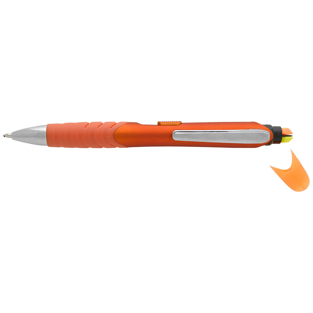 Souvenir Orange Soft-Touch Jalan Highlighter Pen Combo