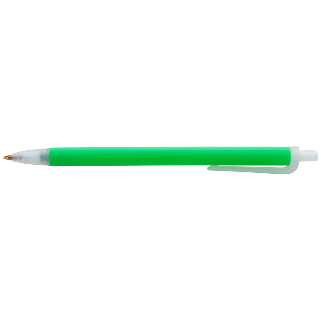 Good Value Neon Green with Black Ink Contender Party Pen