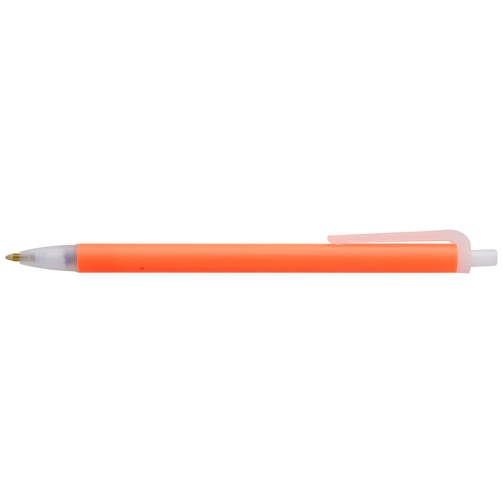 Good Value Neon Orange with Black Ink Contender Party Pen