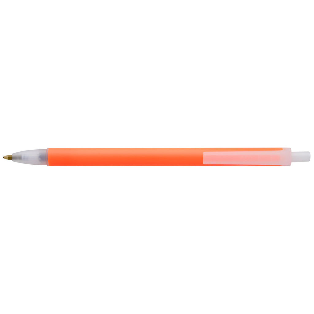 Good Value Neon Orange with Blue Ink Contender Party Pen