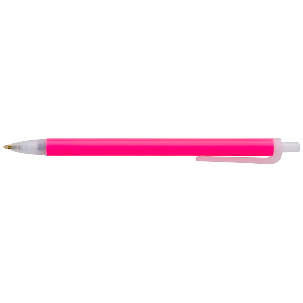 Good Value Neon Pink with Black Ink Contender Party Pen