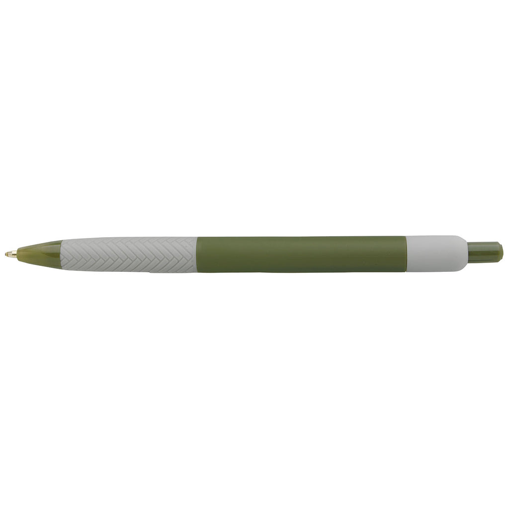 Souvenir Olive Green Herringbone RABS Pen﻿