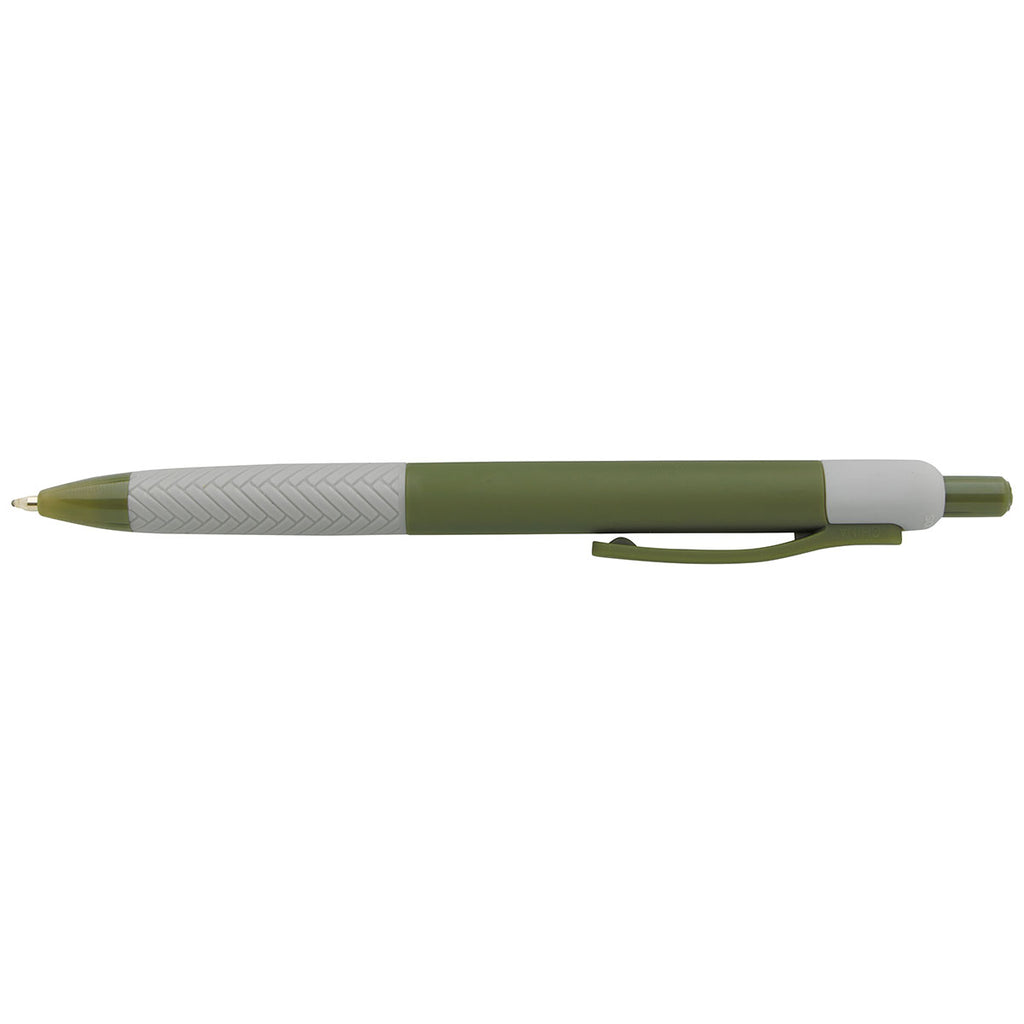 Souvenir Olive Green Herringbone RABS Pen﻿