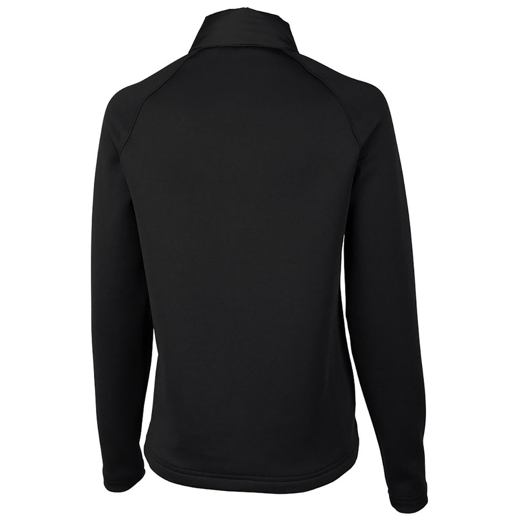 Charles River Women's Black Lotus Hybrid Puffer Jacket