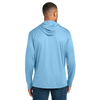 Carhartt Men's Fresh Water Blue Force Sun Defender Long Sleeve Hooded T-Shirt