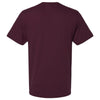 Jerzees Unisex Maroon Premium Cotton T-Shirt