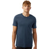 Tultex Navy Blue Combed Cotton T-Shirt