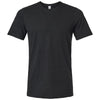 Tultex Unisex Heather Black Combed CVC T-Shirt