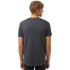 Tultex Unisex Heather Dark Grey Combed CVC T-Shirt