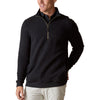 Straight Down Men's Black Major Quarter Zip