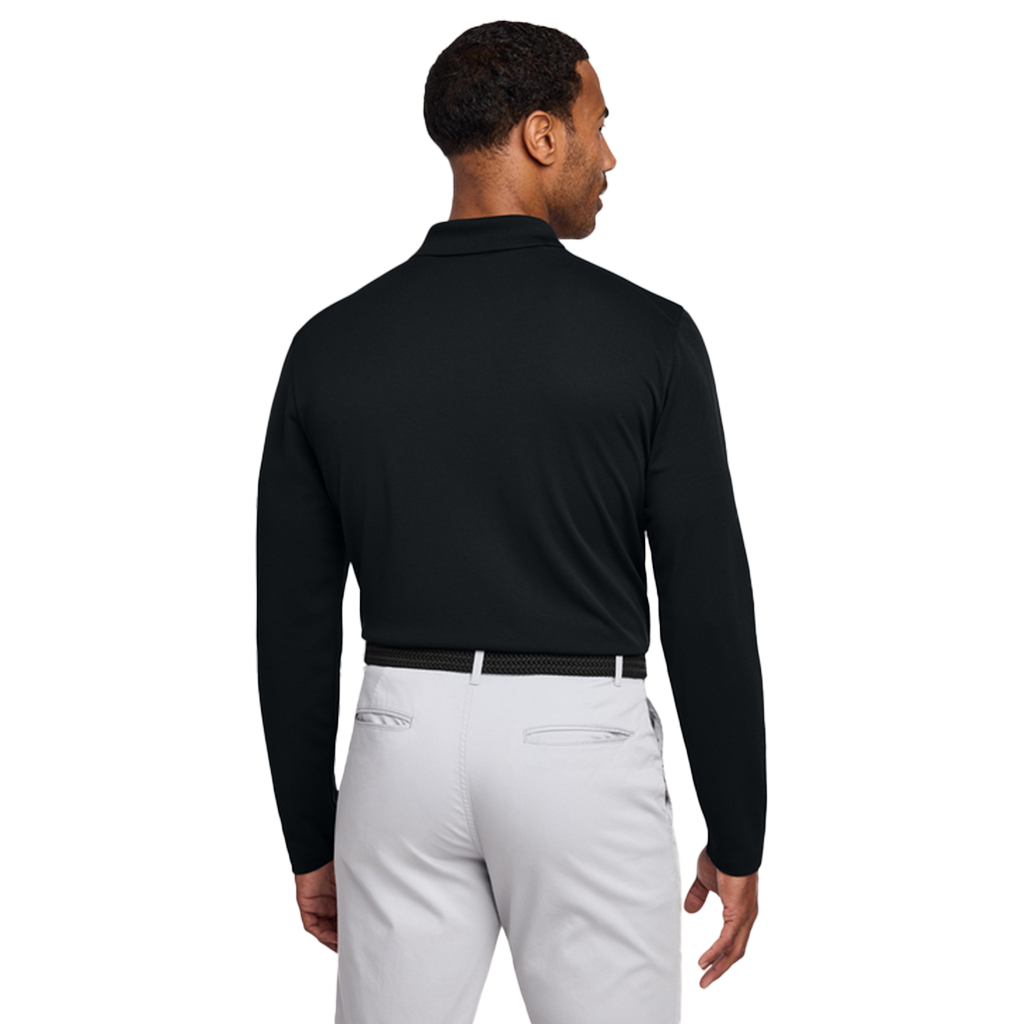 Nike Black Dri-FIT Micro Pique 2.0 Long Sleeve Polo