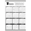 Triumph Calendars Black & White Black & White Time Management Span-A-Year Non-Laminated