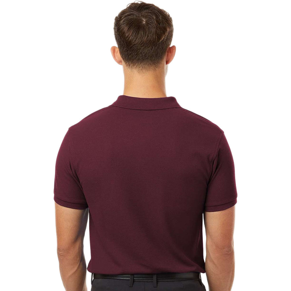 AllPro Men's Maroon Pique Polo
