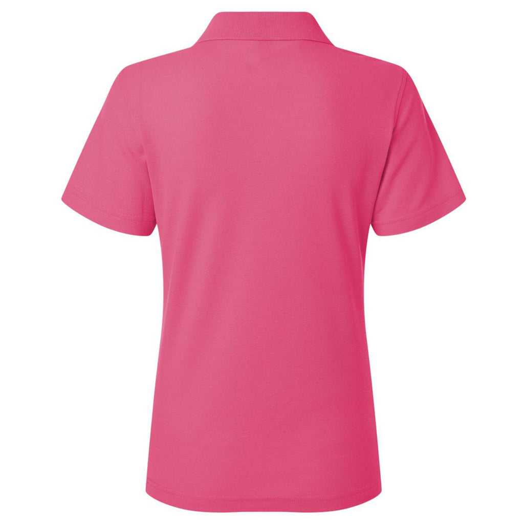 AllPro Women's Bright Pink Pique Polo