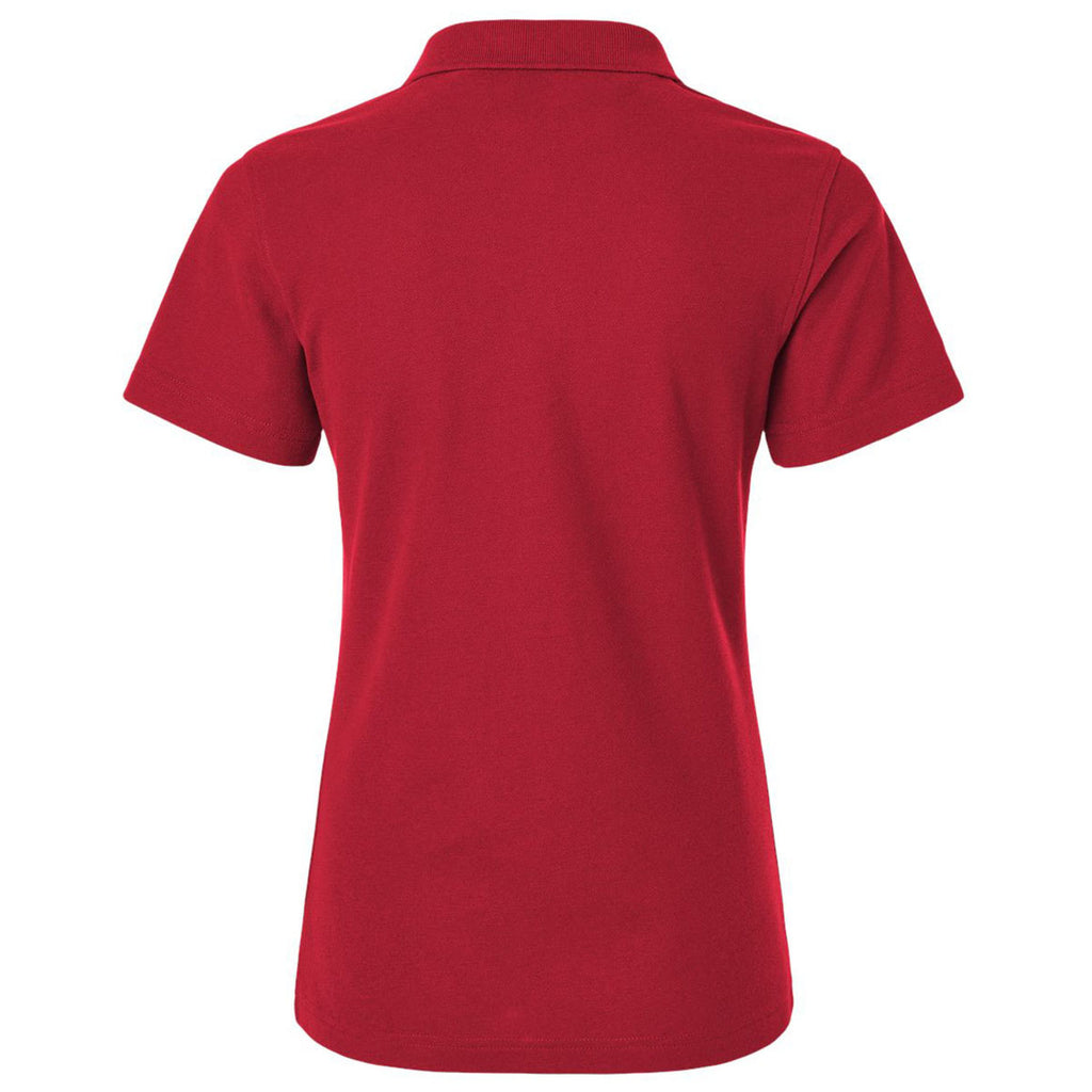 AllPro Women's Red Pique Polo