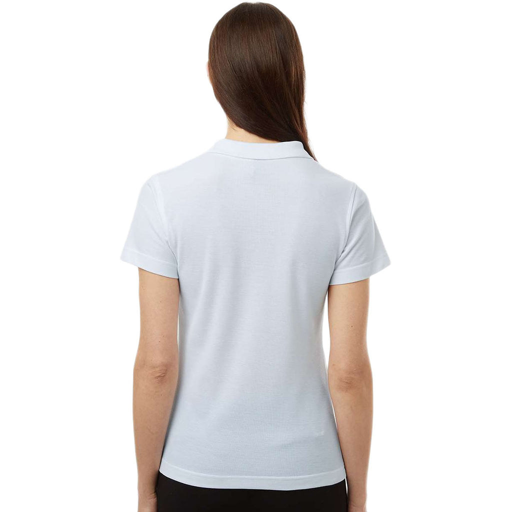 AllPro Women's White Pique Polo