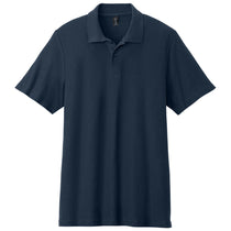 Gildan Men's Navy Softstyle Pique Polo