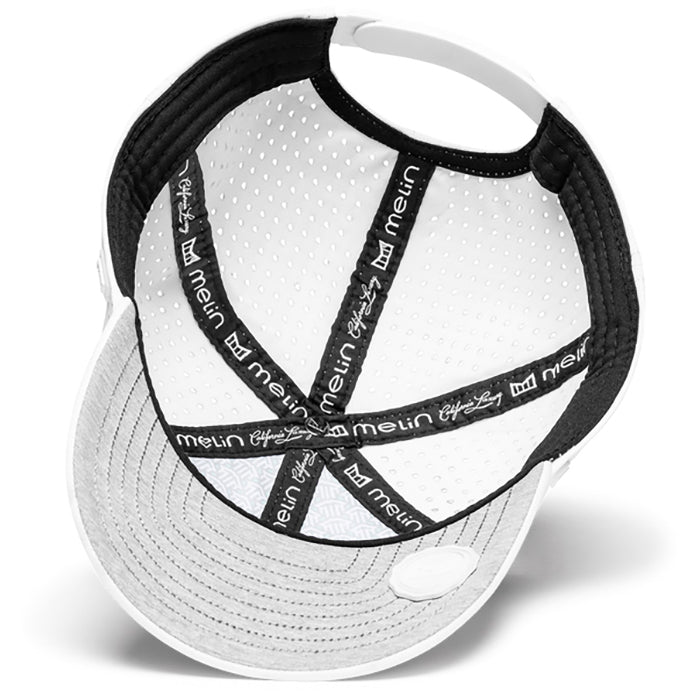 Melin White A-Game Hydro Classic Performance Snapback Hat