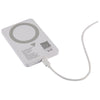 Leed's White MI Power 5000 mAh MagClick 15W Wireless Power Bank
