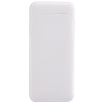 Leed's White Pwr Pal 10000 mAh Power Bank with Integrated Cable