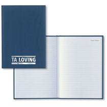 Castelli Blue Castelli Blue Cervino Medio Lined White Perf Page Notes & Memos Journal
