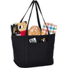Leed's Black 10oz Recycled Cotton Tote