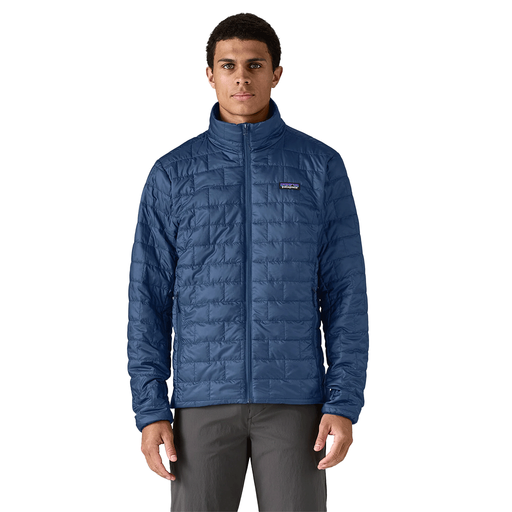 Patagonia Men's Clement Blue Nano Puff Jacket