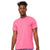 Bella + Canvas Unisex Heather Charity Pink CVC Jersey Tee