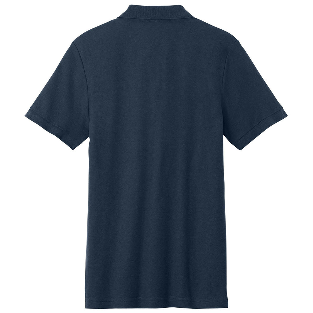 Gildan Men's Navy Hammer Pique Polo