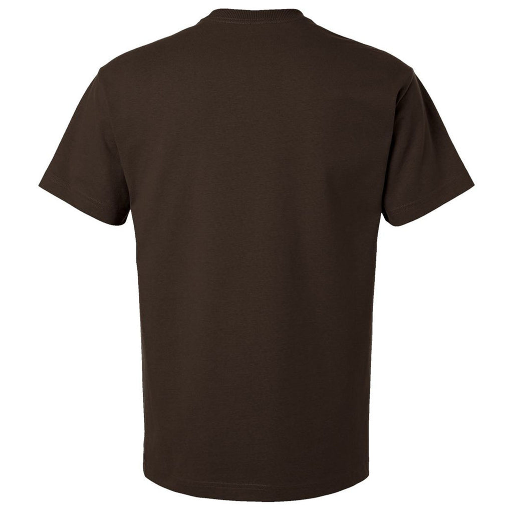 American Apparel Unisex Brown Super Heavyweight Tee