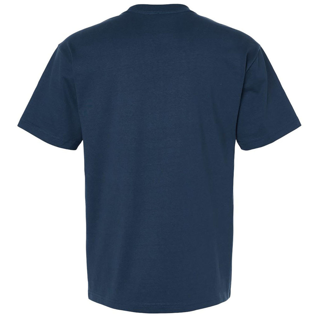 American Apparel Unisex Sea Blue Super Heavyweight Tee