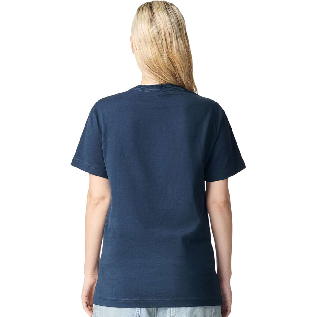 American Apparel Unisex Sea Blue Super Heavyweight Tee