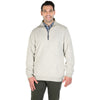 Charles River Unisex Oatmeal Heather Crosswind Quarter Zip Sweatshirt