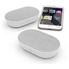 Powerstick White Luna Surround Sound Wireless Speakers