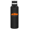 H2Go Matte Black Juno 20oz Stainless Steel Bottle