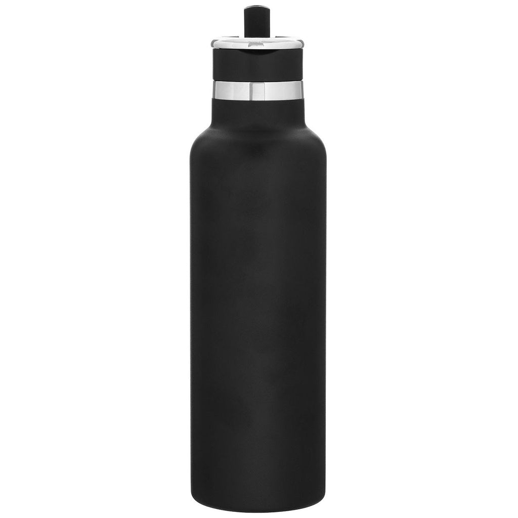 H2Go Matte Black Juno 20oz Stainless Steel Bottle