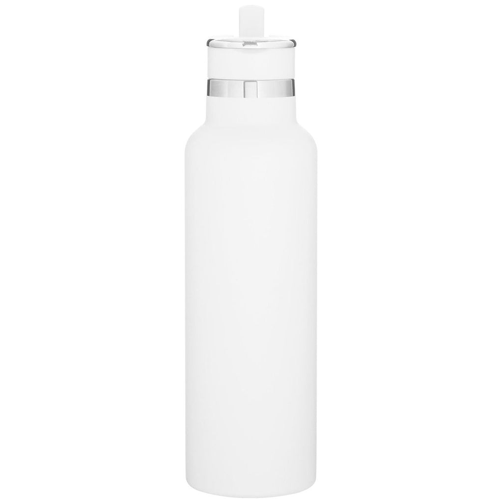 H2Go Matte White Juno 20oz Stainless Steel Bottle