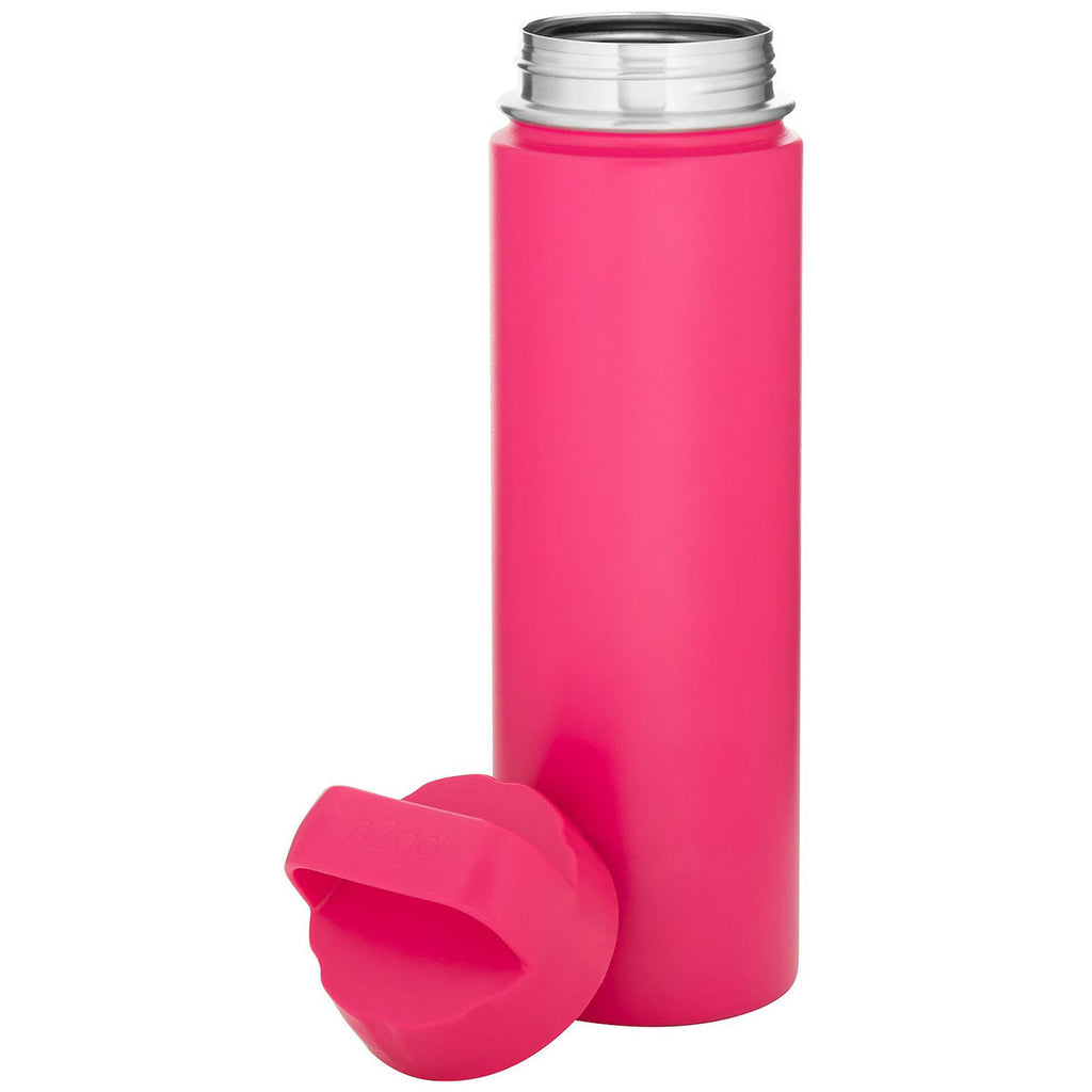 H2Go Matte Hottest Pink Crux 30oz Stainless Steel Bottle