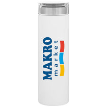 H2Go Matte White Rocket 16.9oz Stainless Steel Thermal Bottle