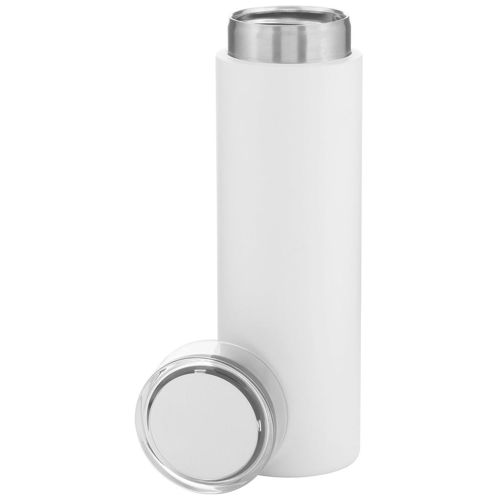 H2Go Matte White Rocket 16.9oz Stainless Steel Thermal Bottle