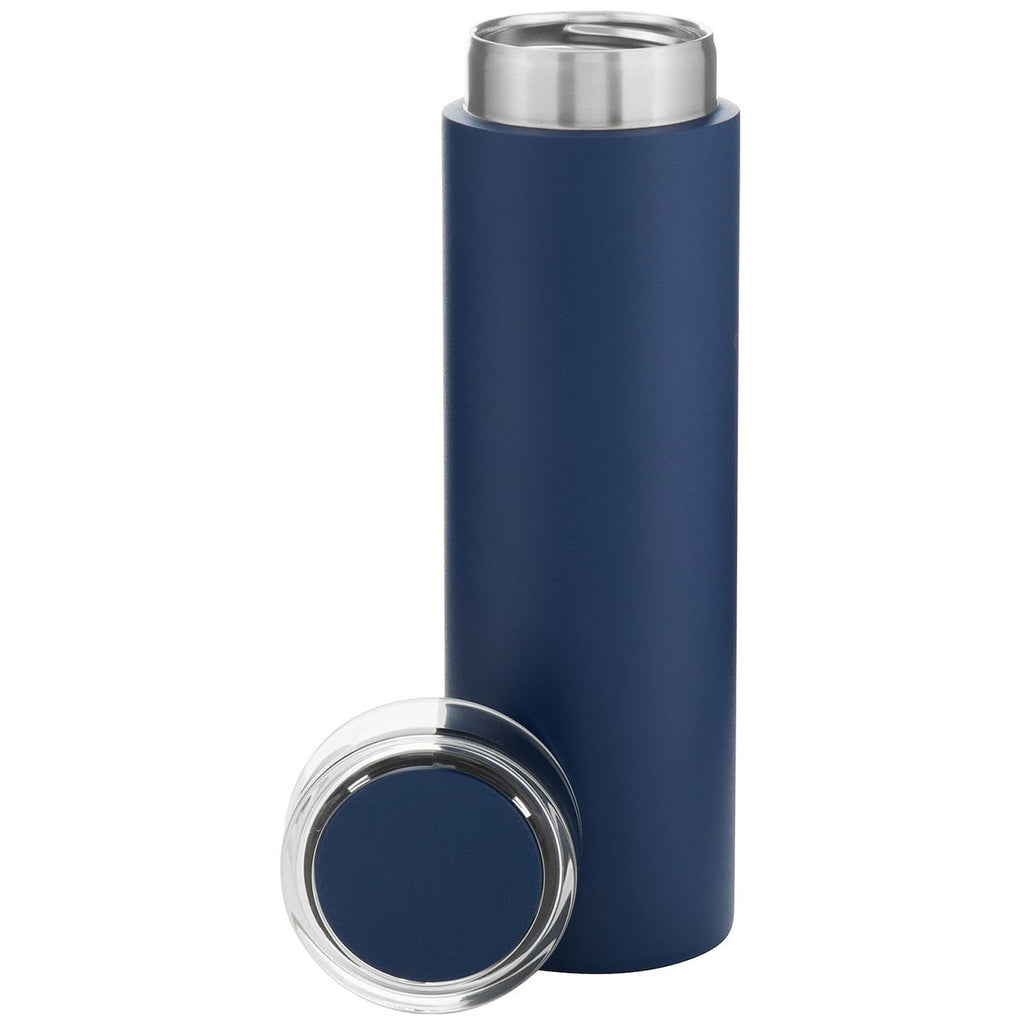 H2Go Matte Navy Rocket 16.9oz Stainless Steel Thermal Bottle