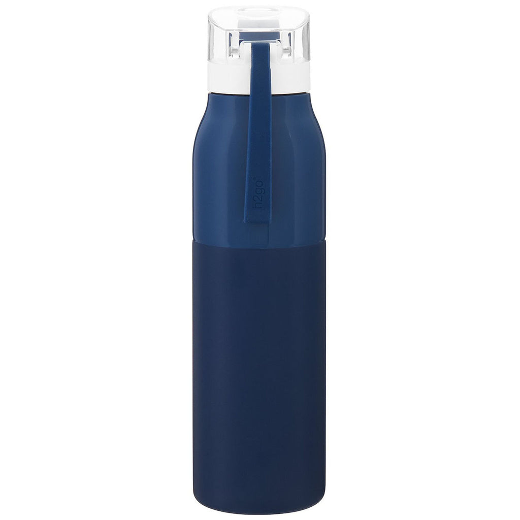 H2Go Matte Navy Vigor 25oz Stainless Steel Bottle