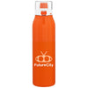 H2Go Matte Orange Vigor 25oz Stainless Steel Bottle