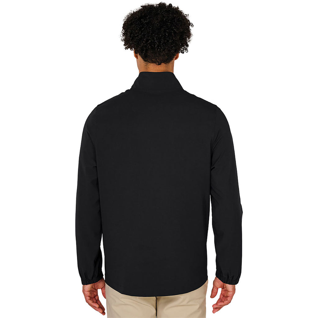 Charles River Men's Black Lexington Stretch Quarter Zip Pullover