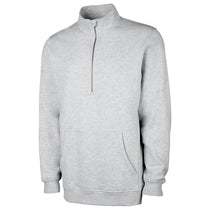 Charles River Men's Heather Grey Willow Half Zip Sweatshirt
