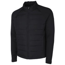 Charles River Men's Black Lotus Hybrid Puffer Jacket