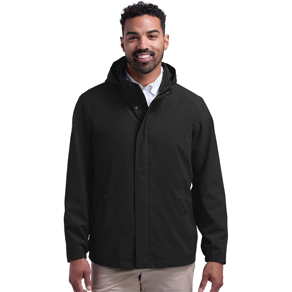 Charles River Men's Black Odyssey Waterproof Parka